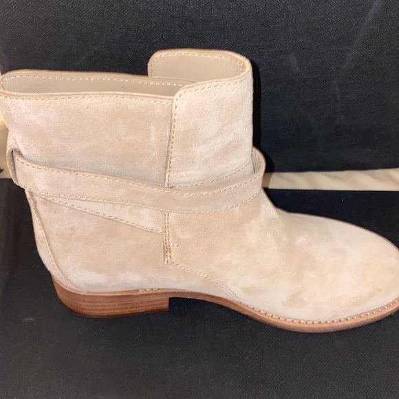 Tory Burch Leather Ankle Booties with Gold Buckle - Picture 5 of 15